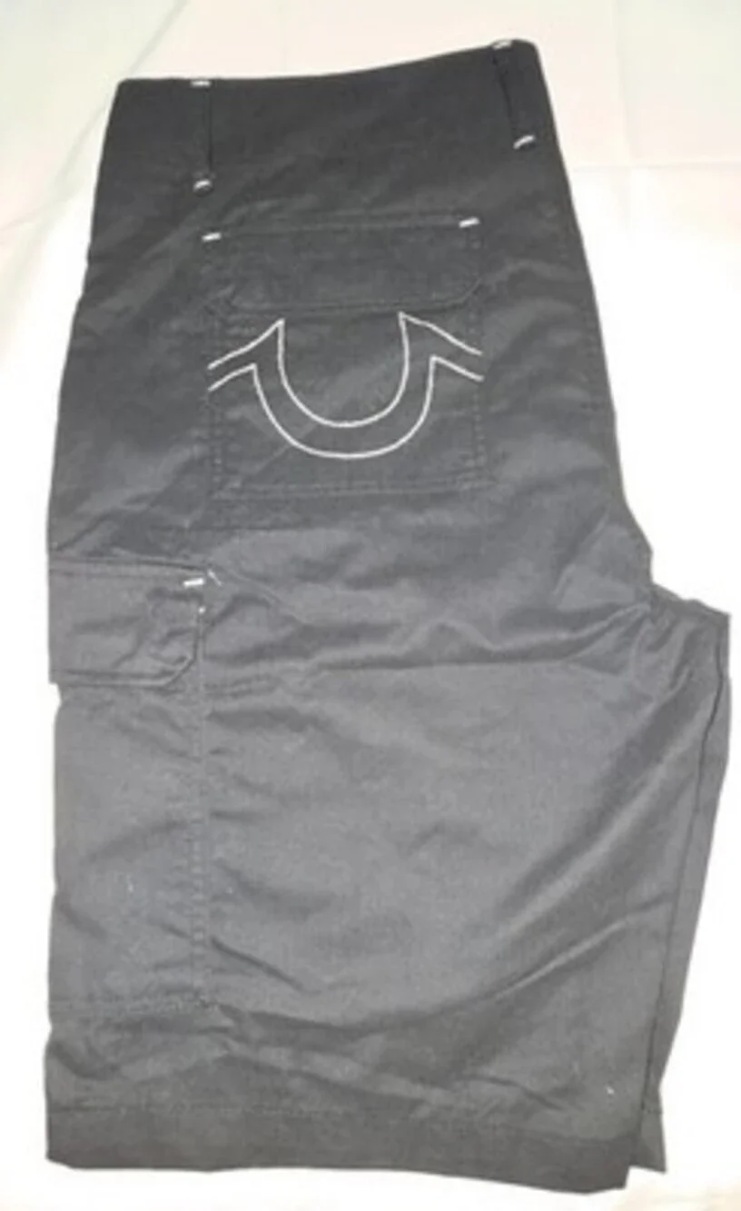 True Religion Belted Hs Logo Cargo Shorts Size 38 Sku: 0157